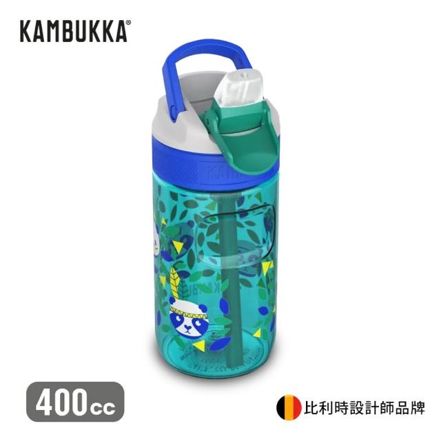 【KAMBUKKA】兒童Tritan吸管瓶400ml(防塵/防漏)