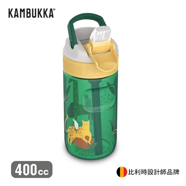 【KAMBUKKA】兒童Tritan吸管瓶400ml(防塵/防漏)