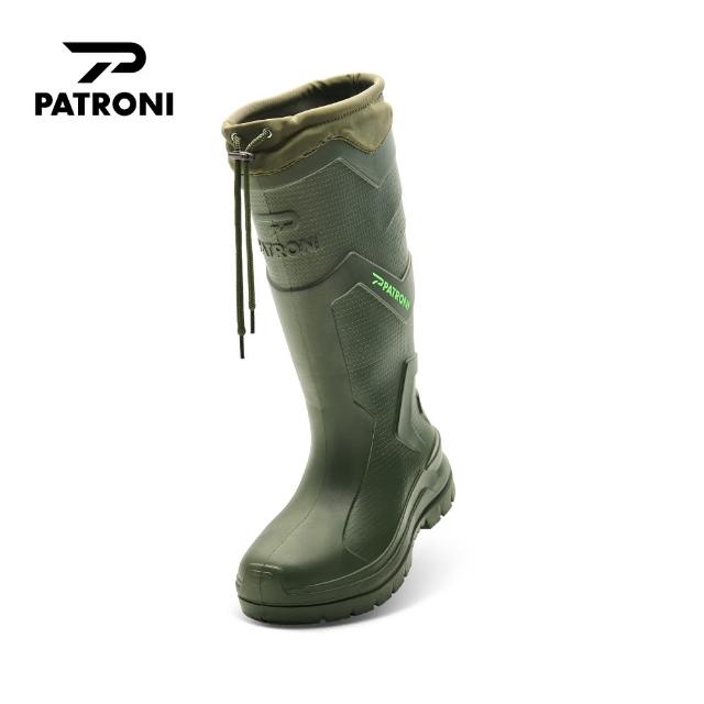 【PATRONI】極雨鞋 SF2380DGN 極輕量抓梯絕緣安全雨鞋(工作鞋 工作雨靴 送涼感襪套)
