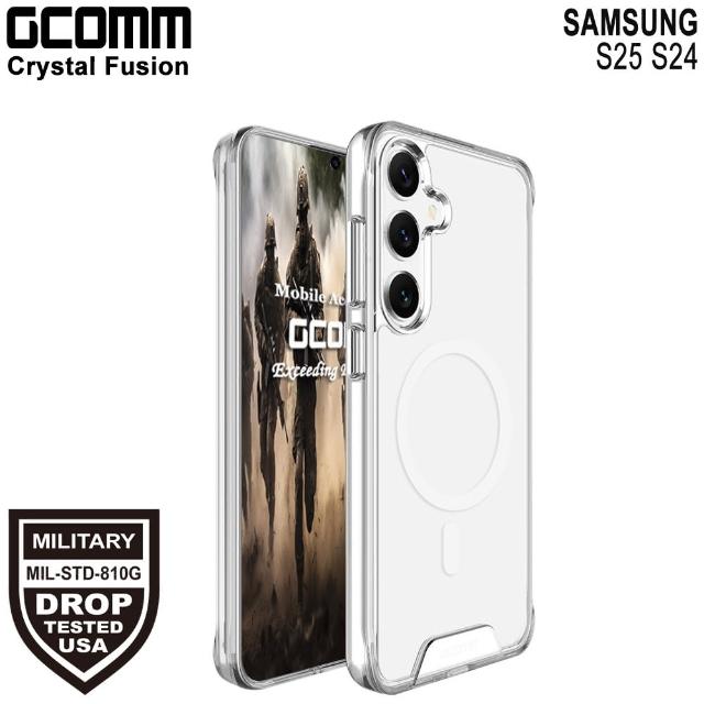 【GCOMM】三星 S25 Ultra S25+S24+ S25S24 磁吸晶透軍規防摔殼 Crystal Fusion MagSafe兼容(磁吸軍規防摔)