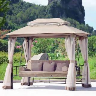 【LOGIS】逸雲榻戶外兩用搖椅(鞦韆 休憩搖床)