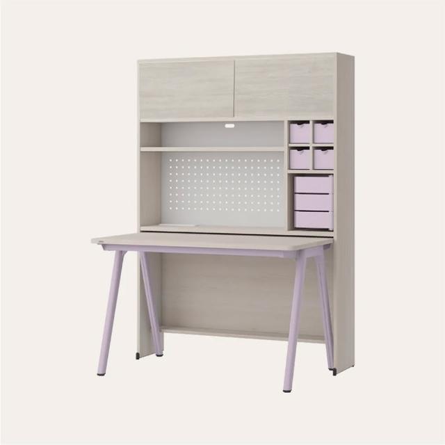 【iloom 怡倫家居】ROY 1200型5層收納書桌組(書桌 桌子 電腦桌 工作桌 辦公桌 學生書桌)