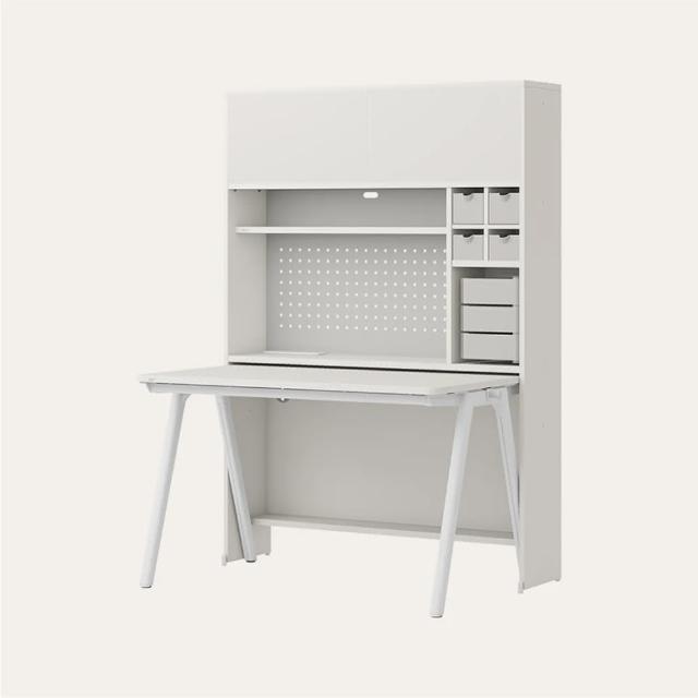 【iloom 怡倫家居】ROY 1200型5層收納書桌組(書桌 桌子 電腦桌 工作桌 辦公桌 學生書桌)