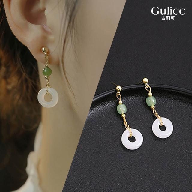 【Gulicc 古莉可】耳環 古典中式 優雅中國風(7夕情人節 生日 飾品 耳釘 耳飾 耳墜 禮物)