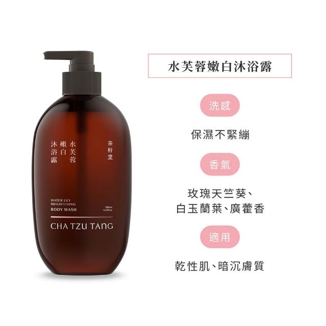 【茶籽堂】三大植萃香氣沐浴露500mL｜三款調理任選(肖楠葉/馬栗樹/水芙蓉/控油保濕)
