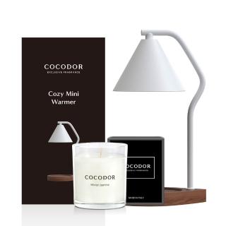 【COCODOR】可調光暖心木座融燭燈+香氛蠟燭170g(多款任選/融蠟燈/官方直營)