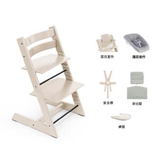 【STOKKE 官方直營】Tripp Trapp成長椅0-99Y豪華組合-櫸木(兒童/餐椅/學習椅)