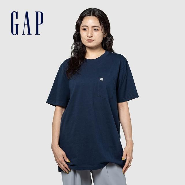 【GAP】女裝/男女款 夏季有機棉短袖T恤 多款任選(857901&570044&886619)