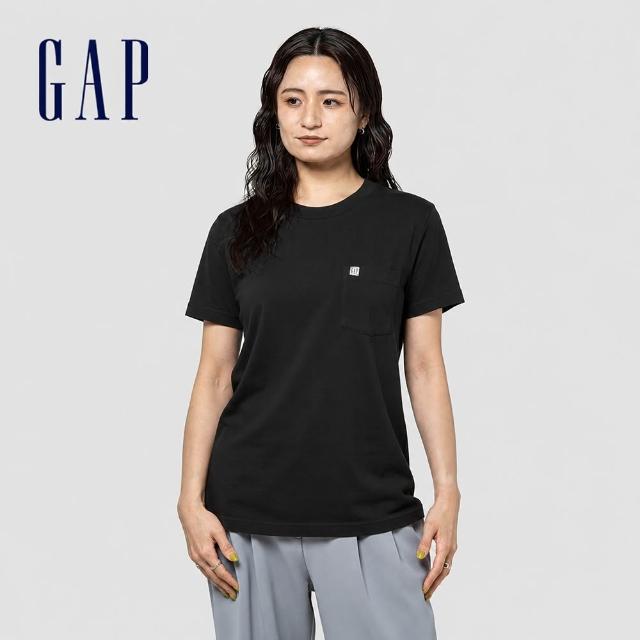 【GAP】女裝/男女款 夏季有機棉短袖T恤 多款任選(857901&570044&886619)