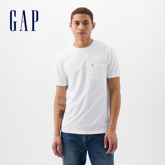 【GAP】女裝/男女款 夏季有機棉短袖T恤 多款任選(857901&570044&886619)