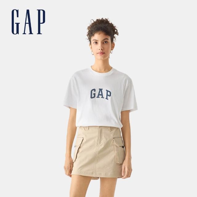 【GAP】女裝/男女款 夏季有機棉短袖T恤 多款任選(857901&570044&886619)