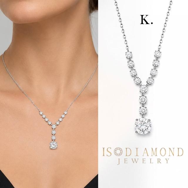 【IS DIAMOND】買一送一 IGI 1.6克拉 D VS1 鉑金台鑽石戒指/項墜-任選(培育鑽石) 送天然珍珠耳環