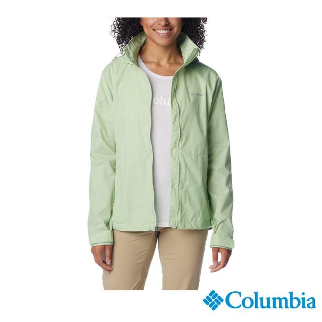 【Columbia 哥倫比亞】男女款-防潑水連帽風衣(多色任選)