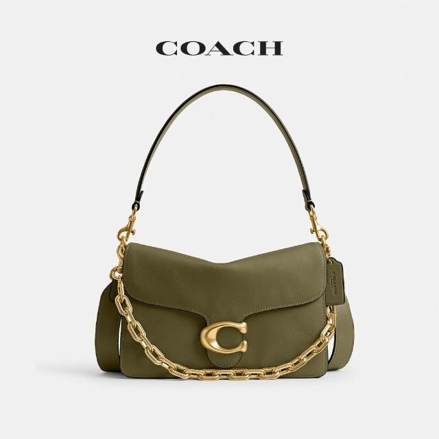 【COACH】蔻馳官方直營 CHAIN TABBY 單肩手袋 肩背包-多款任選(CY919)