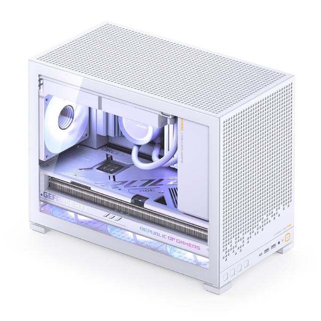 【JONSBO 喬思伯】D32 PRO 桌面精品級 mATX 機殼 黑/白(玻璃側板/快拆顯卡/背插/240水冷/長顯卡/理線擋板)