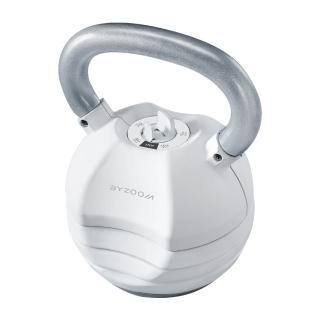 【BYZOOM FITNESS】Pure Series 30lb/約13.6kg 5段重量可調式壺鈴 白/黑二色(BZ-AKB-30LB)