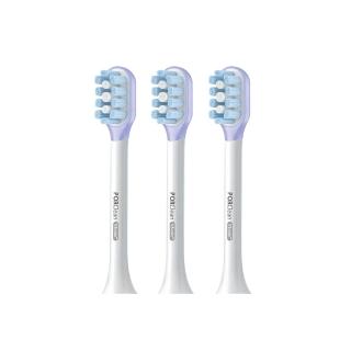 【PORClean 寶可齡】V601電動牙刷專用-V幅緩震清潔刷頭組(3入)