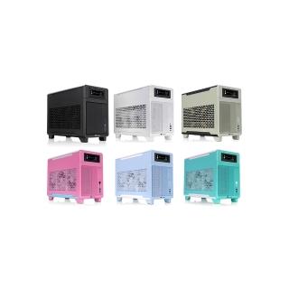 【Thermaltake 曜越】TR100 迷你型機殼 黑/雪白版/抹茶綠/繡球花藍/泡泡粉/薄荷草莓(CA-11A-00SXNN-00)