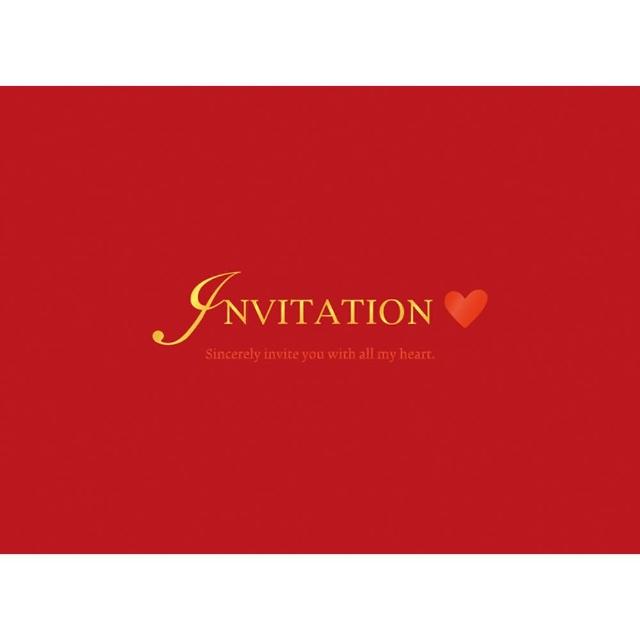 【SEASON 四季紙品禮品】邀請卡 紅 18K(慶祝 邀約 IK2506-49~54)