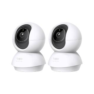 (二入組)【TP-Link】Tapo C230 3K 500萬畫素 AI智慧追蹤 360°旋轉式 無線網路攝影機 IP CAM(嬰兒哭聲偵測)