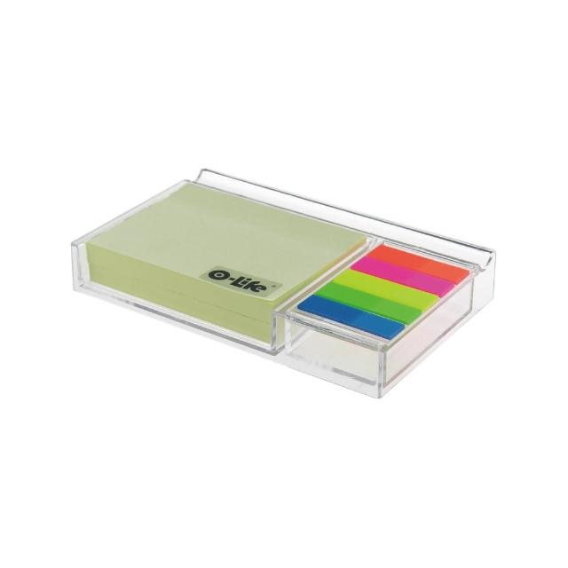 【O-Life】便條台組 任選4入組(抽取式便利貼 便利貼座 N次貼 文具用品 辦公用品 禮品)