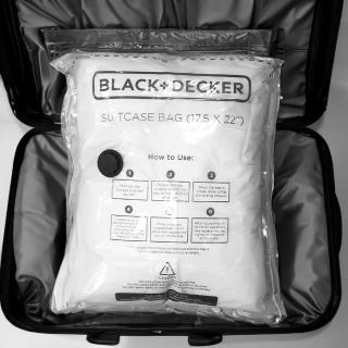 【摩肯】DR. SAVE透明英文版真空壓縮袋-小Sx6入(適用27吋行李箱  旅行打包超好用)