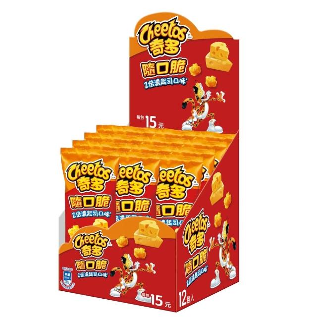 【cheetos 奇多】奇多隨口脆系列X2盒(家常起司/雞汁/玉米濃湯/海苔/2倍濃起司)