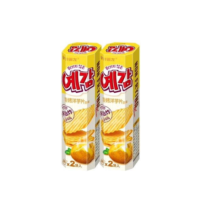 【好麗友】預感洋芋片64gX2盒+脆皮蛋糕120gX2