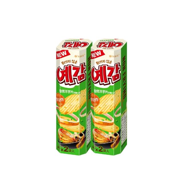 【好麗友】預感洋芋片64gX2盒+脆皮蛋糕120gX2