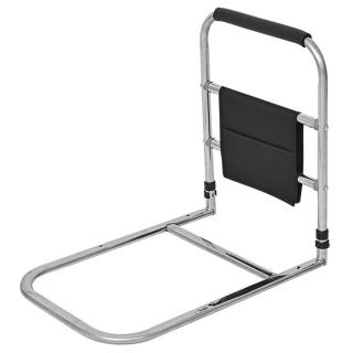 【寶盒百貨】免打孔 不鏽鋼老人床邊護欄扶手 通用輔助器(起床助力器 借力器 防滑穩固 居家照護)