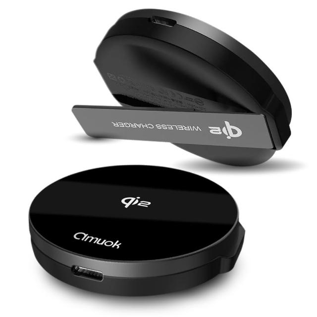 【amuok】AK-T02 15W Qi2認證 極簡mini 磁吸無線充電器 MagSafe 磁吸無線充電盤 磁吸式充電盤