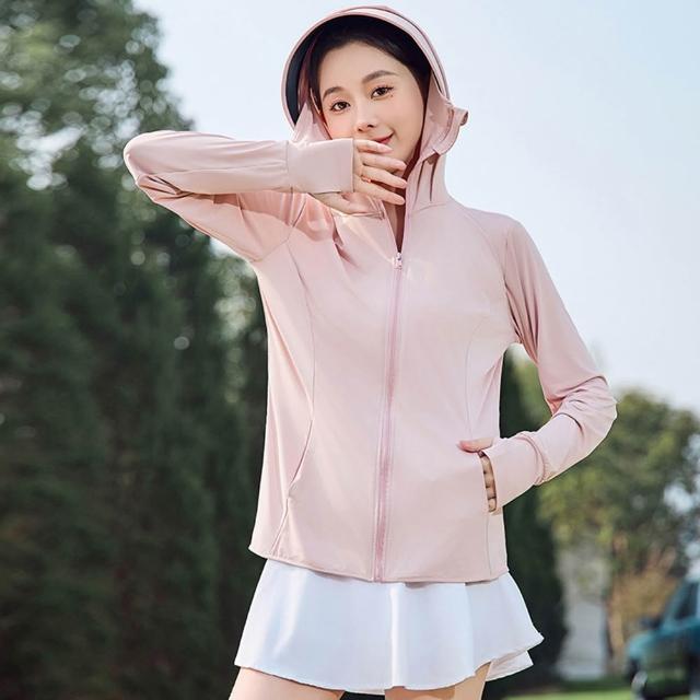 【MUAN】防紫外線UPF50+ 夏季連帽防曬服 涼感速乾防曬外套 抗UV外套 騎車外套 防曬衣