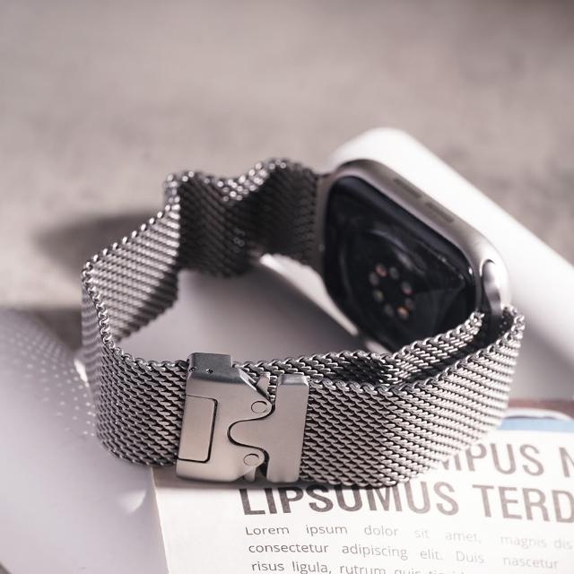 【W.wear】APPLE WATCH-米蘭款環形鈦錶帶蘋果專用錶帶(38/40/41/42/44/45/49Ultra)