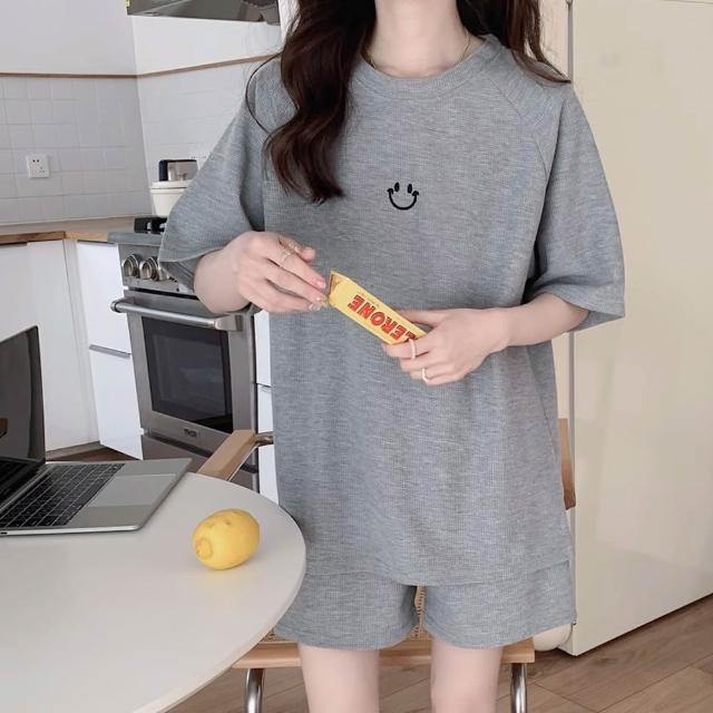 【Chic Chic 琪琪】1套組-多款任選-輕柔居家棉質舒適睡衣/睡裙(短袖睡衣/居家服/可愛睡衣/帶胸墊/家居服)