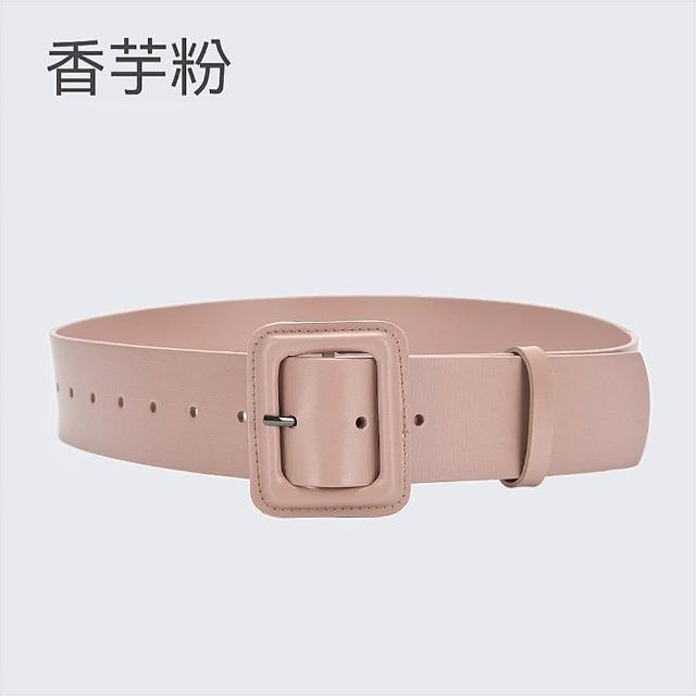 【LEEHER】方頭腰帶/寬腰帶/腰帶/風衣腰帶/女腰封/時尚腰帶/腰封/皮帶/皮帶真皮/收腰皮帶/