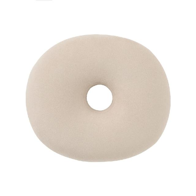 【MUJI 無印良品】甜甜圈抱枕 寬45x長45x寬度/厚度20cm(2入組)