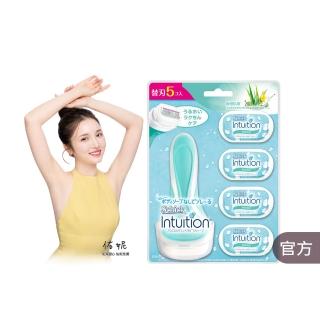 【Schick 舒適牌】舒芙仕女除毛刀 敏感肌用 超值組(1刀把5刀片)