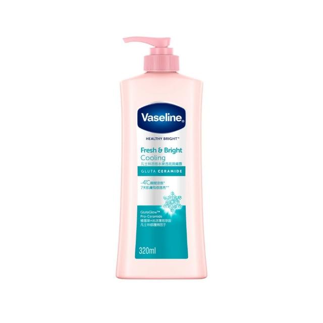 【Vaseline 凡士林】官方直營 新品上市!透亮系列潤膚露320ml(十效彈潤/涼感水潤/SPF30透亮防曬/瞬效透亮)