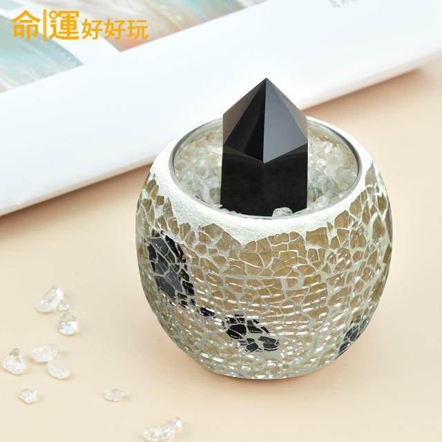 【命運好好玩】廣招貴人/百煞退散/良緣綻放/專制小人晶柱擺件(四款擇一)