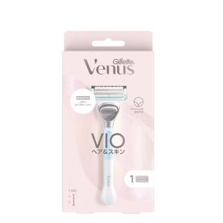 【Gillette 吉列】VENUS VIO 毛髮皮膚專用除毛刀 1入(除毛刀 私密處除毛刀 手動除毛刀 剃刀)