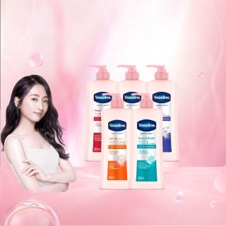 13816369 OL 【Vaseline 凡士林】官方直營 透亮系列潤膚露320ml_3入組(十效彈潤/涼感水潤/SPF30透亮防曬 美白乳液)