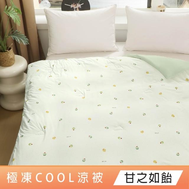 【DeKo】SUPER COOL極凍cool涼被 抑菌可水洗涼感紗刨冰被 150X210CM(百貨專櫃等級/涼夏被/冰冰被/冰凍被)