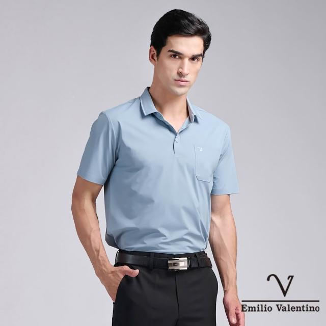 【Emilio Valentino 范倫鐵諾】男款polo衫 短袖 商務休閒 口袋 男士上衣 吸排涼感/舒適棉 polo衫 男(多款)