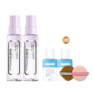 【MAYBELLINE 媚比琳】超持久極細雙效定妝噴霧2入組(#神級膠水定妝)