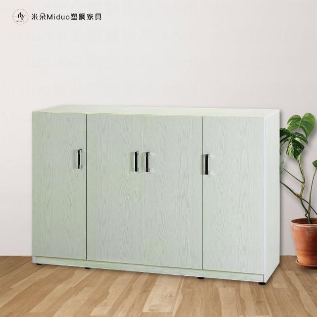 【Miduo 米朵塑鋼家具】4.2尺四門塑鋼隔間櫃 玄關櫃 防水塑鋼家具