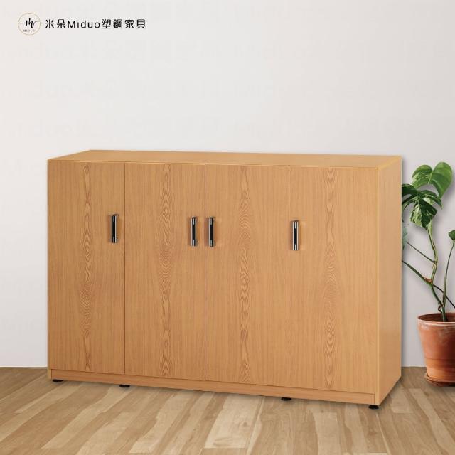 【Miduo 米朵塑鋼家具】4.2尺四門塑鋼隔間櫃 玄關櫃 防水塑鋼家具