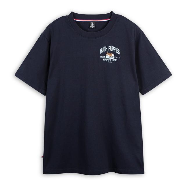 【Hush Puppies】男女裝 T恤 Q版趴趴狗寬版T恤(男女裝任選)
