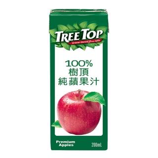 【Tree Top 樹頂】100%純蘋果汁 200mlx6入/組