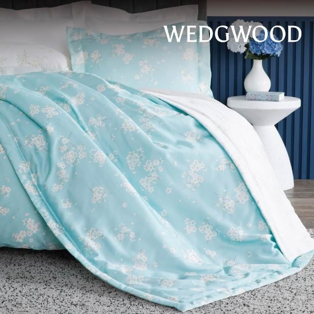 【WEDGWOOD】涼被四件合購組｜雙人涼被+雙人床包枕套三件組 (印花｜天絲任選)