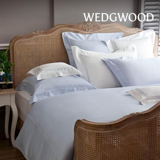 【WEDGWOOD】印花刺繡兩用被床包枕套四件組(雙人｜100%天絲/純棉任選)
